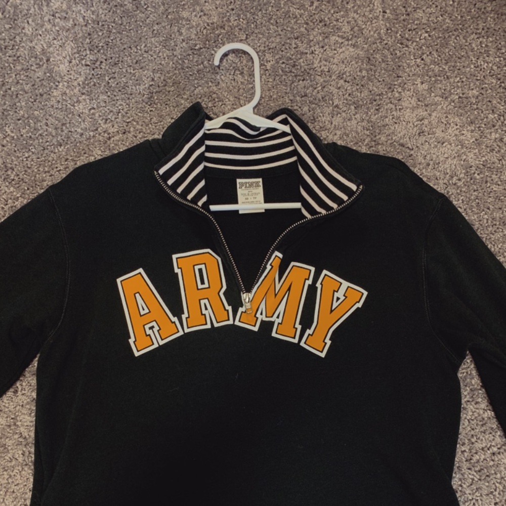 Army Pink half-zip
